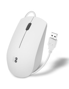 Ratón subblim business silencioso/ hasta 1200 dpi/ blanco