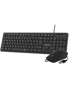 Teclado y ratón subblim combo business slim cssk01/ negro