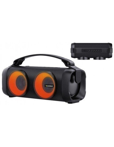 Altavoz con bluetooth sunstech musclebeat/ 16w/ 2.0