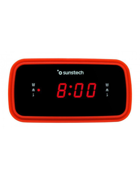 Despertador sunstech frd60rd/ radio fm