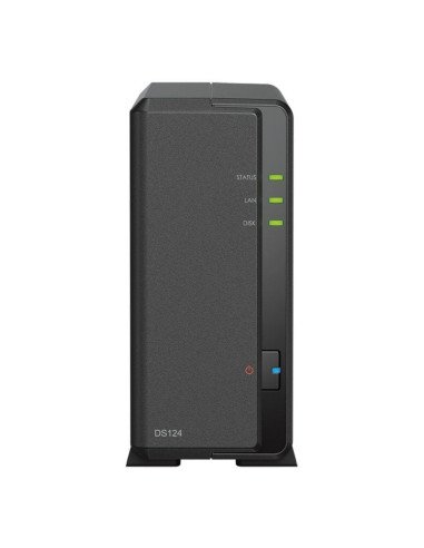 Nas synology diskstation ds124/ 1 bahía 3.5'- 2.5'/ 1gb ddr4/ formato torre