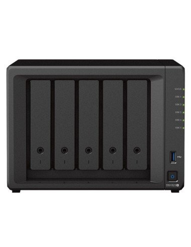 Nas synology diskstation ds1522+/ 5 bahía 3.5'- 2.5'/ 8gb ddr4/ formato torre