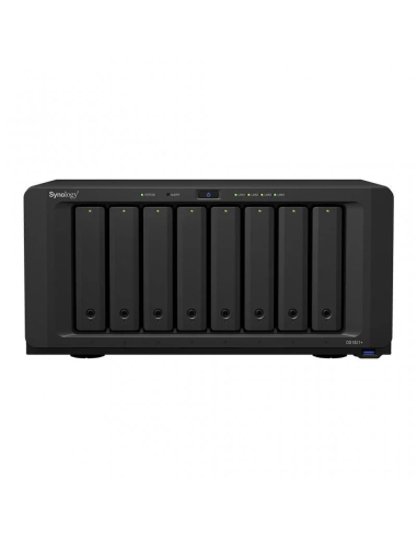 Nas synology diskstation ds1821+/ 8 bahías 3.5'- 2.5'/ 4gb ddr4/ formato torre