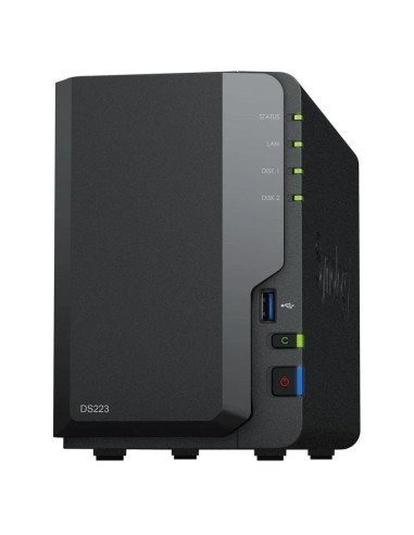 Nas synology diskstation ds223/ 2 bahías 3.5'- 2.5'/ 2gb ddr4/ formato torre