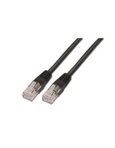 Cable de red rj45 utp aisens a135-0258/ cat.6/ 1m/ negro