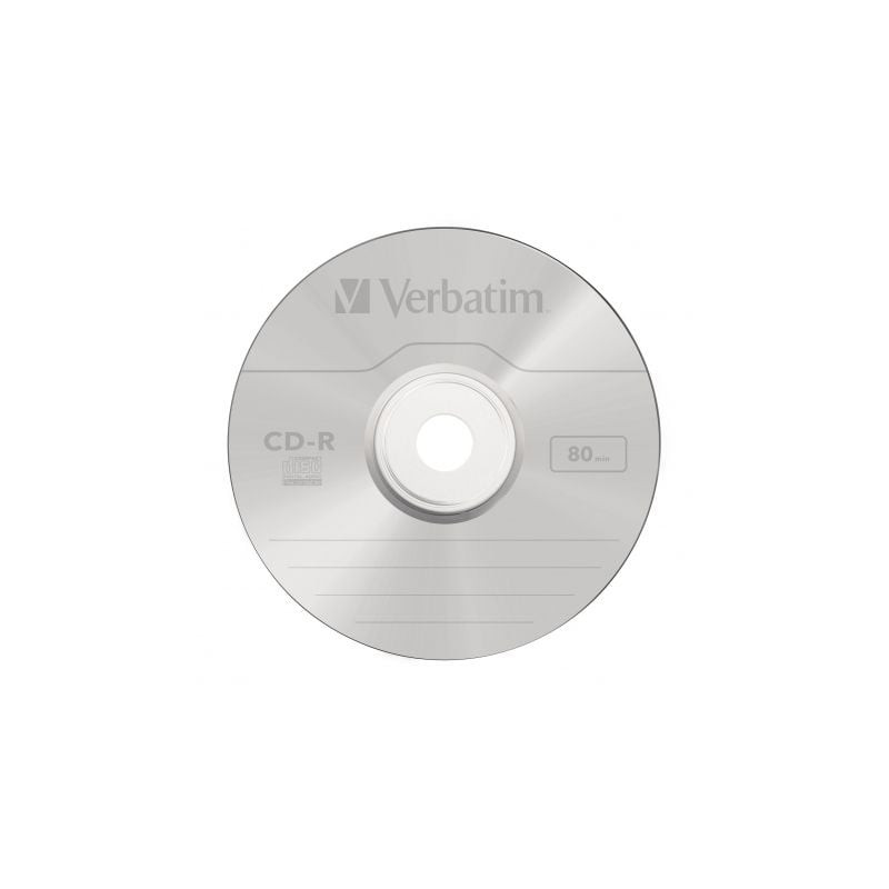 Cd-r verbatim music 16x/ caja-10uds