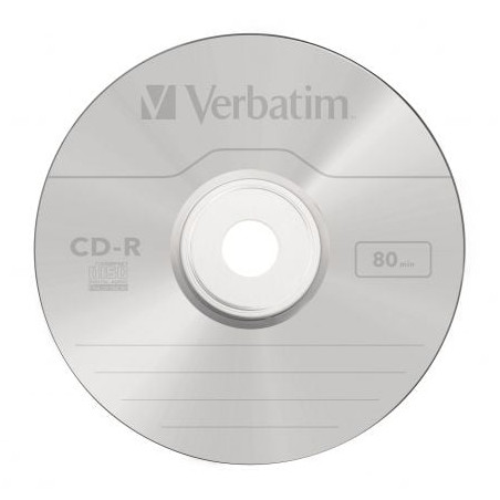 Cd-r verbatim music 16x/ caja-10uds