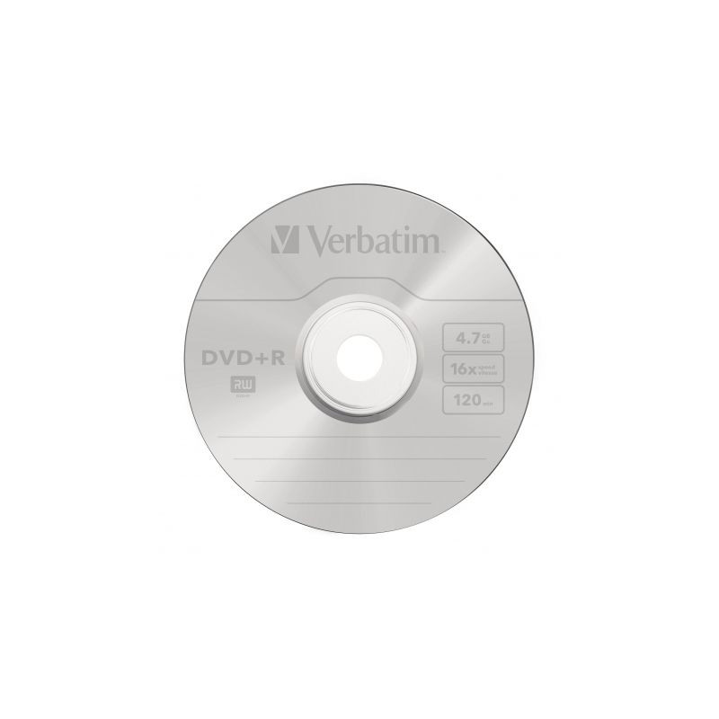 Dvd-r verbatim imprimible 16x/ tarrina-25uds