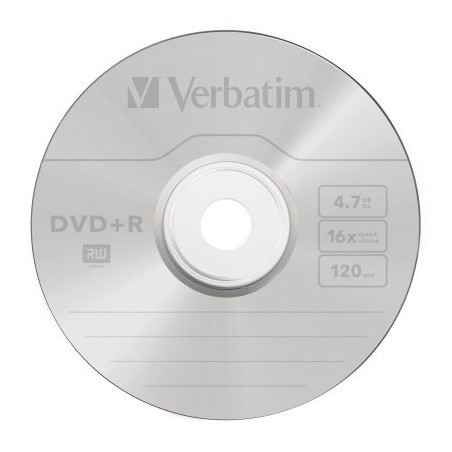 Dvd-r verbatim imprimible 16x/ tarrina-25uds