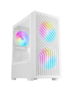 Caja gaming minitorre mars gaming mc-vortex/ blanca
