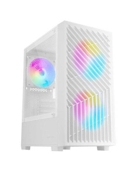 Caja gaming minitorre mars gaming mc-vortex/ blanca