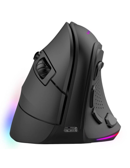 Ratón gaming ergonómico inalámbrico mars gaming mm-sk/ hasta 8400 dpi