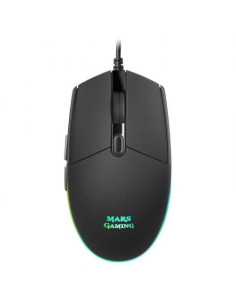 Ratón gaming mars gaming mmg/ hasta 3200 dpi
