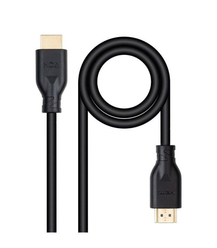 Cable hdmi 2.0 4k ccs nanocable 10.15.3910/ hdmi macho - hdmi macho/ 10m/ negro