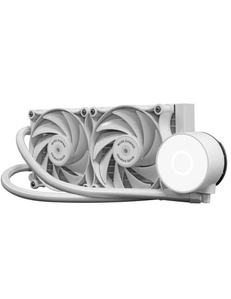Sistema de refrigeración líquida mars gaming ml-pro240w/ blanco