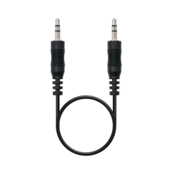 Cable estéreo nanocable 10.24.0101/ jack 3.5 macho - jack 3.5 macho/ 1.5m