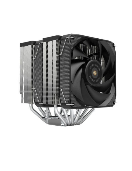 Ventilador con disipador doble mars gaming mcpu-xu6/ 2x 12cm