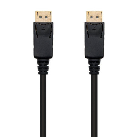 Cable displayport 1.2 4k nanocable 10.15.2300/ displayport macho - displayport macho/ 50cm/ negro