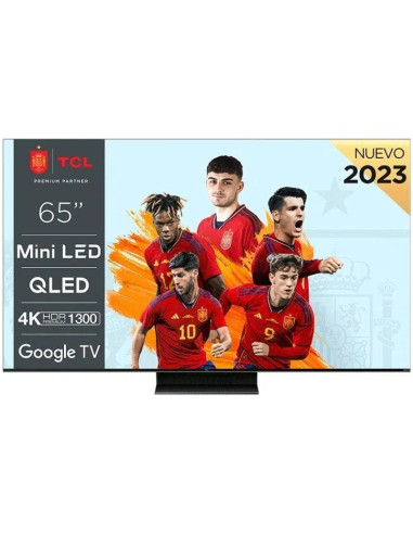 Televisor tcl qled-mini led 65c805 65'/ ultra hd 4k/ smart tv/ wifi