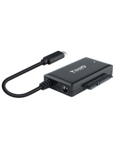 Adaptador para discos duros 2.5'/3.5' tooq tqhda-02c/ usb tipo-c macho - sata