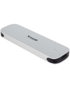 Caja externa para disco ssd m.2 tooq tqe-2202s/ usb 3.1 gen2/ sin tornillos