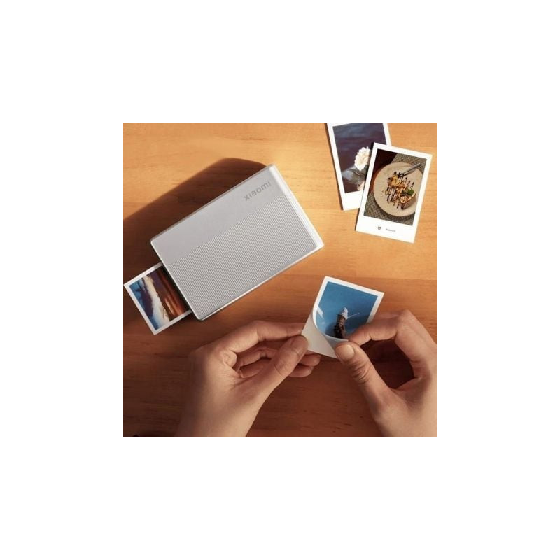 Impresora portátil fotográfica xiaomi photo printer 1s/ bluetooth/ plata