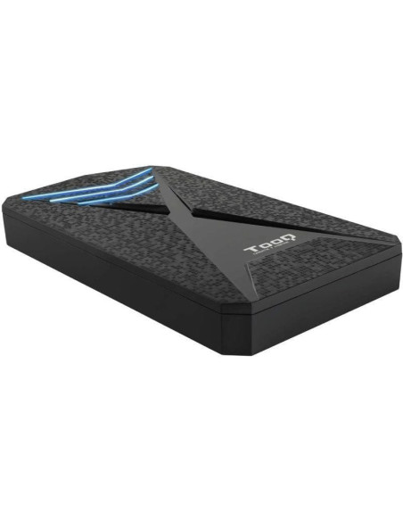 Caja externa gaming para disco duro de 2.5' tooq tqe-2550bl/ usb 3.1/ sin tornillos