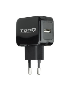 Cargador de pared tooq tqwc-1s01/ 1xusb/ 12w/ negro
