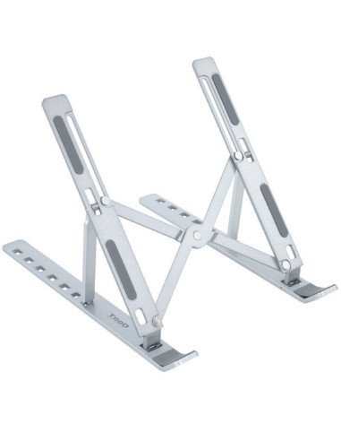 Soporte tooq tqlrs0035-al para portátil/ tablet hasta 15'/ plata