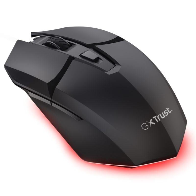 Ratón Gaming Inalámbrico Trust Gaming GXT 122 Felox+ Dual 25748/ Hasta 12000 DPI