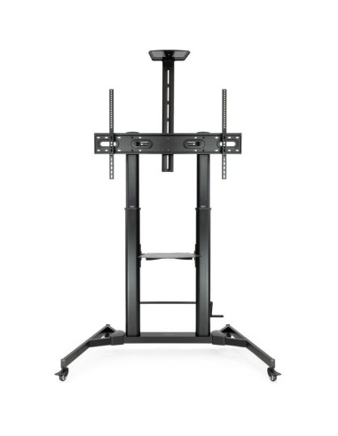 Soporte de suelo inclinable/ ajustable con ruedas tooq fs20400hm-b para tv de 60-100'/ hasta 100kg