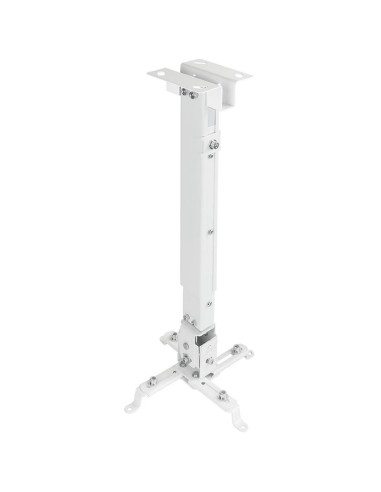 Soporte de techo para proyector tooq pj2012t-w/ inclinable/ hasta 20kg