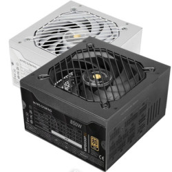 Fuente de alimentación mars gaming mpb850psi/ 850w/ ventilador 14cm/ atx 3.1/ pcie 5.1/ 80 plus gold