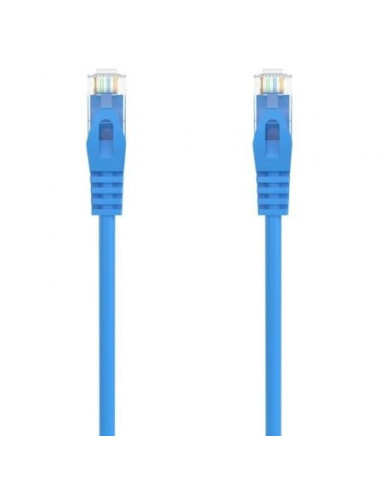 Cable de red rj45 awg24 utp aisens a145-0570 cat.6a/ lszh/ 25cm/ azul