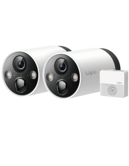 Cámaras de videovigilancia tp-link tapo c420s2/ 113°/ visión nocturna/ batería/ control desde app