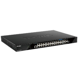 Switch gestionable d-link dgs-1520-28mp 28 puertos/ rj-45 10/100/1000/ sfp/ poe
