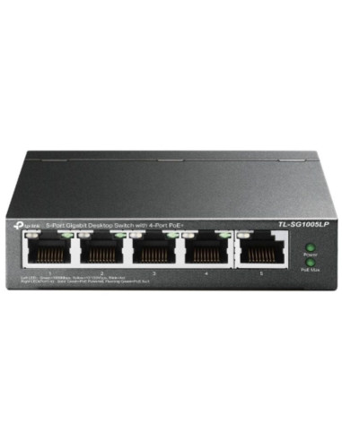 Switch tp-link tl-sg1005lp 5 puertos/ rj-45 10/100/1000/ poe