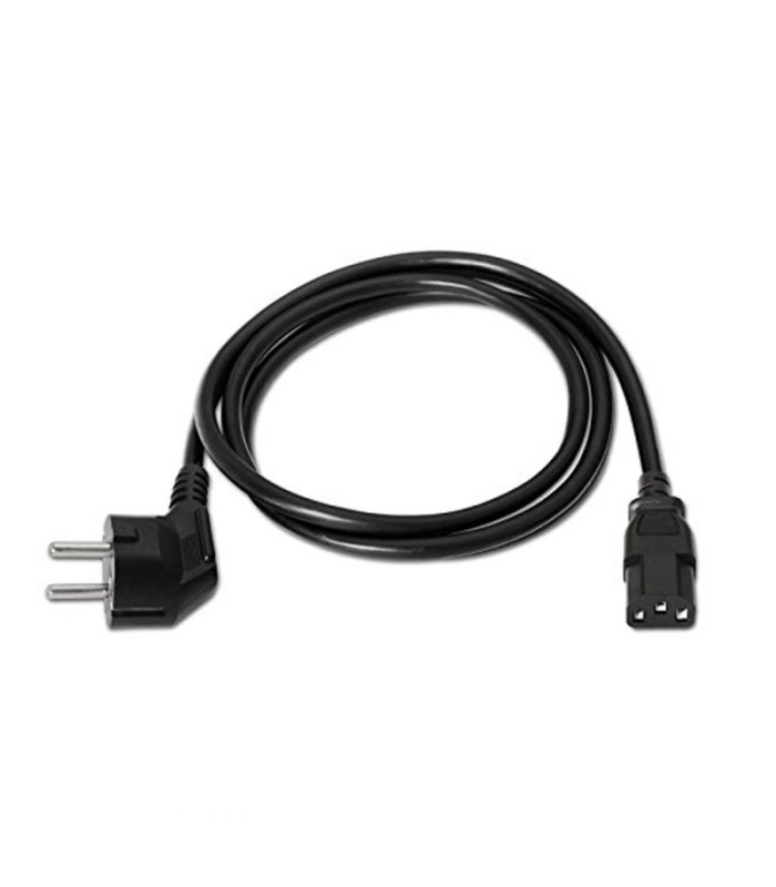 Cable alimentación nanocable 10.22.0102/ schuko macho - c13 hembra/ 1.5m/ negro