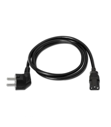 Cable alimentación nanocable 10.22.0102/ schuko macho - c13 hembra/ 1.5m/ negro