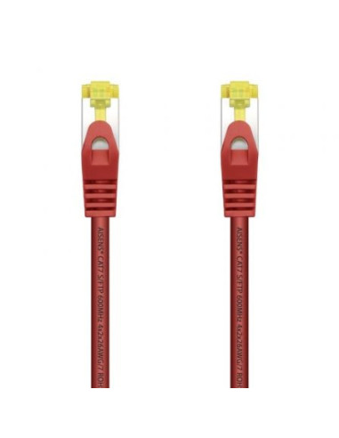 Cable de red rj45 sftp aisens a146-0468 cat.7/ 25cm/ rojo