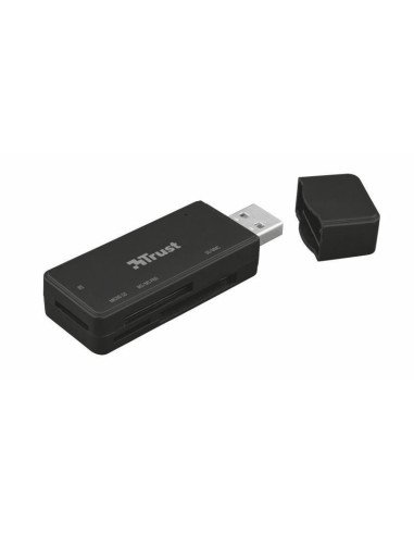 Lector de tarjetas externo trust nanga 21935/ usb 3.1