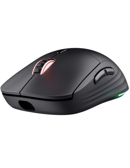 Ratón gaming inalámbrico trust gaming gxt 927 redex plus/ batería recargable/ hasta 25600 dpi