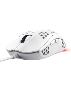 Ratón gaming trust gaming gxt 929w helox/ hasta 6400 dpi/ blanco