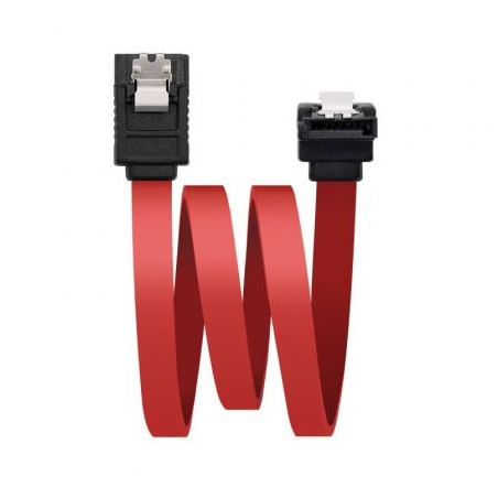 Cable sata nanocable 10.18.0301/ sata hembra - sata hembra/ 50cm/ rojo