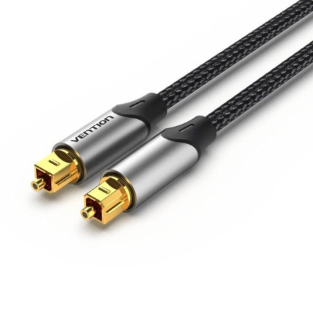 Cable de audio de fibra óptica vention bavhi/ 3m/ gris