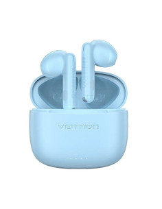 Auriculares bluetooth vention elf e03 nbhs0 con estuche de carga/ autonomía 6h/ azules