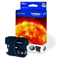 Cartucho de tinta original brother lc-980/ negro