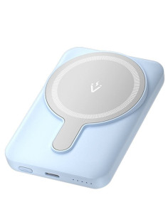 Powerbank 5000mah vention fhsl0/ 20w/ wireless/ azul