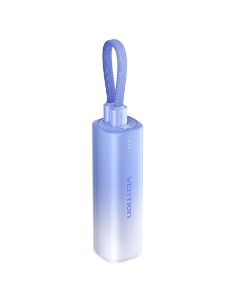 Powerbank 5000mah vention fhwl0/ 20w/ wireless/ azul