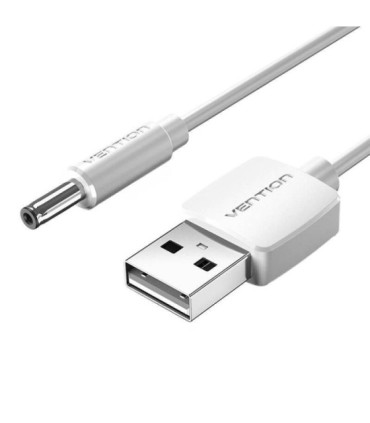 Cable alimentación vention cexwf/ usb macho - dc 3.5mm macho/ 1m/ blanco